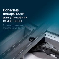 Дренажный канал Am.Pm MasterFlow W01SC-U11-080-04BM, 80 см, с решеткой под плитку, цвет черный матовый
