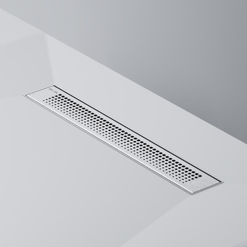 Дренажный канал Am.Pm PrimeFlow W02SC-P11-050-01SB, 50 см, с перфорированной решеткой, цвет хром