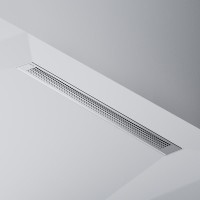 Дренажный канал Am.Pm PrimeFlow W02SC-P11-080-01SB, 80 см, с перфорированной решеткой, цвет хром