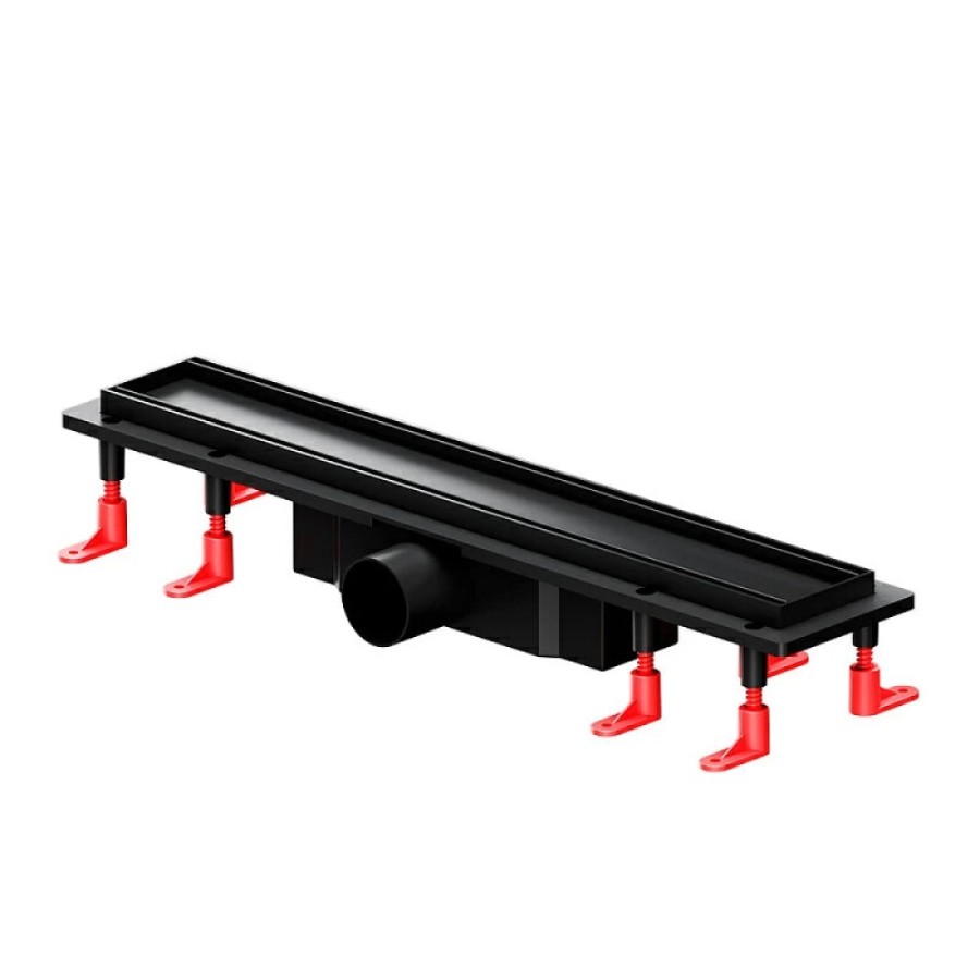 Дренажный канал Am.Pm PrimeFlow W02SC-U11-050-04BM, 50 см, под плитку, цвет черный матовый
