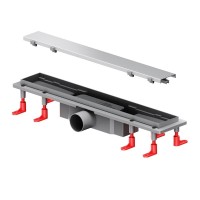 Дренажный канал Am.Pm PrimeFlow W02SC-U11-050-04SB, 50 см, под плитку, цвет хром