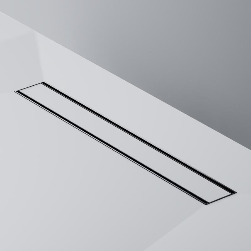 Дренажный канал Am.Pm PrimeFlow W02SC-U11-060-04BM, 60 см, под плитку, цвет черный матовый