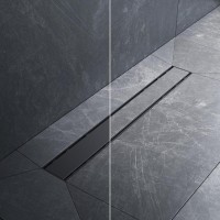 Дренажный канал Am.Pm PrimeFlow W02SC-U11-060-04BM, 60 см, под плитку, цвет черный матовый