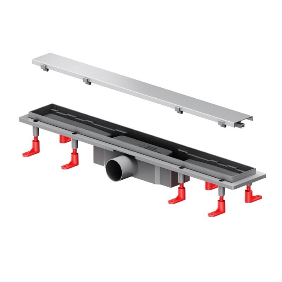 Дренажный канал Am.Pm PrimeFlow W02SC-U11-060-04SB, 60 см, под плитку, цвет хром