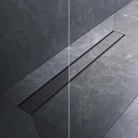 Дренажный канал Am.Pm PrimeFlow W02SC-U11-070-04BM, 70 см, под плитку, цвет черный матовый