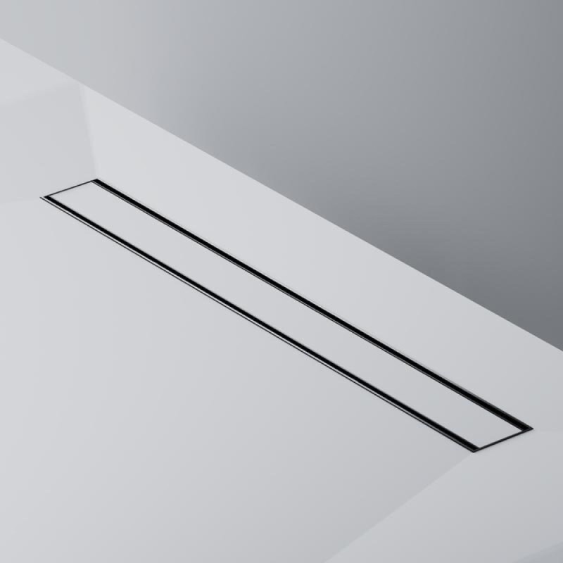 Дренажный канал Am.Pm PrimeFlow W02SC-U11-070-04BM, 70 см, под плитку, цвет черный матовый