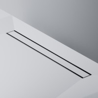 Дренажный канал Am.Pm PrimeFlow W02SC-U11-080-04BM, 80 см, под плитку, цвет черный матовый