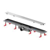 Дренажный канал Am.Pm PrimeFlow W02SC-U11-080-04SB, 80 см, под плитку, цвет хром
