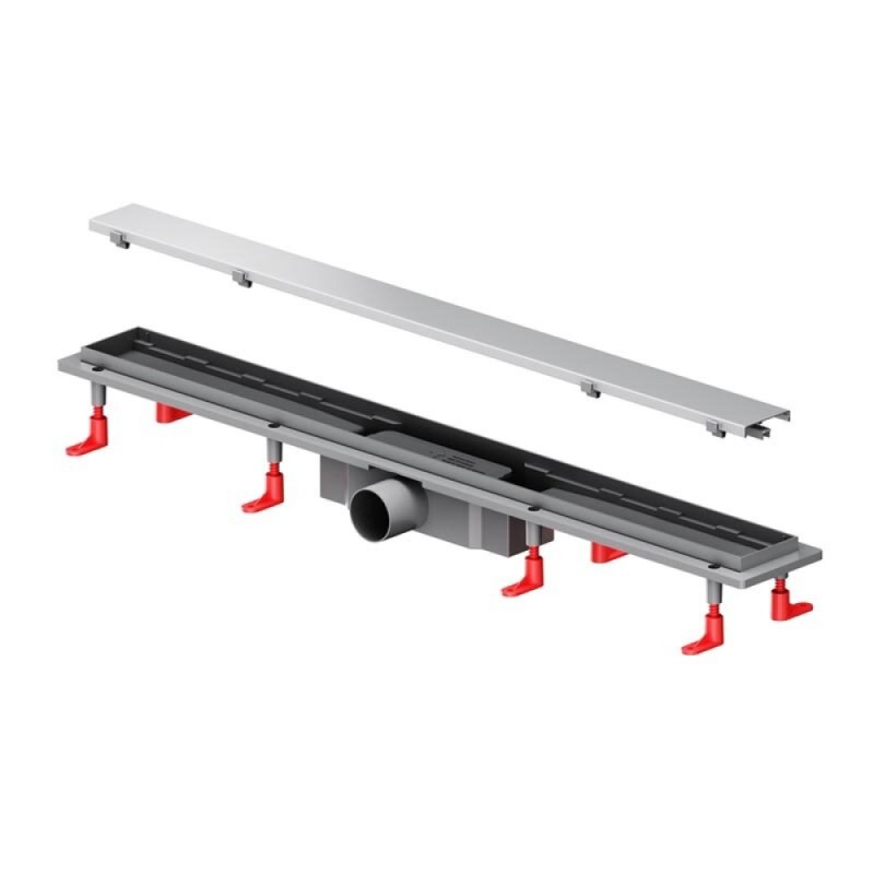 Дренажный канал Am.Pm PrimeFlow W02SC-U11-080-04SB, 80 см, под плитку, цвет хром