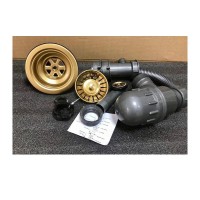 Сифон с выпуском и переливом Zorg PVD W 1 BRONZE, бронза