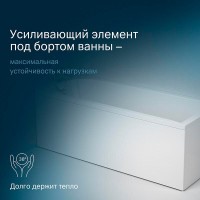 Ванна акриловая Am.Pm Spirit 170x70 W72A-170-070W-A2 белая