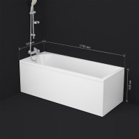 Ванна акриловая Am.Pm Spirit 170x70 W72A-170-070W-A2 белая