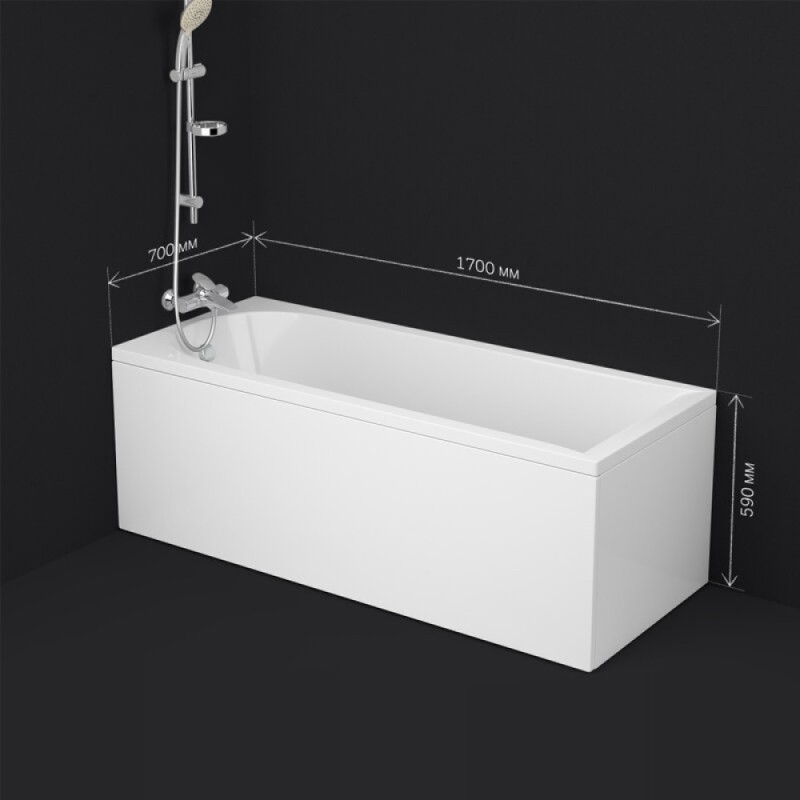 Ванна акриловая Am.Pm Spirit 170x70 W72A-170-070W-A2 белая