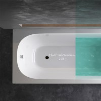Ванна акриловая Am.Pm Spirit 180x80см, белая, W72A-180-080W-A2