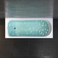 Ванна акриловая Am.Pm Sense W75A-170-070W-KL, 170 х 70 см, с каркасом и сливом-переливом