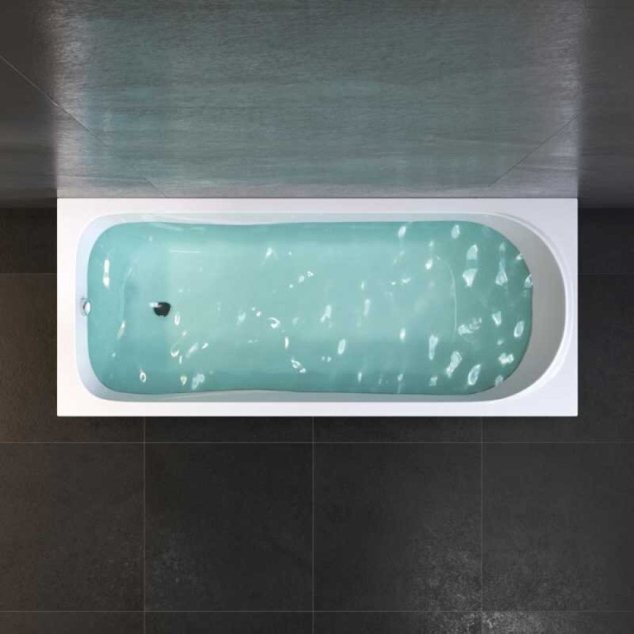Ванна акриловая Am.Pm Sense W75A-170-070W-KL, 170 х 70 см, с каркасом и сливом-переливом