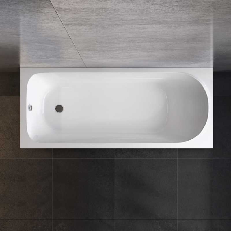 Ванна акриловая Am.Pm Sense W75A-170-070W-KL, 170 х 70 см, с каркасом и сливом-переливом