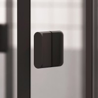 Душевой уголок Am.Pm Sense W76G-403-9090-BT, 90 x 90 см, стекло прозрачное, профиль черный матовый