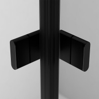 Душевой уголок Am.Pm Sense W76G-403-9090-BT, 90 x 90 см, стекло прозрачное, профиль черный матовый