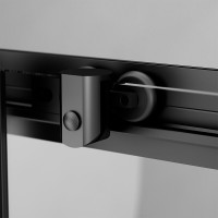 Душевой уголок Am.Pm Sense W76G-403-9090-BT, 90 x 90 см, стекло прозрачное, профиль черный матовый