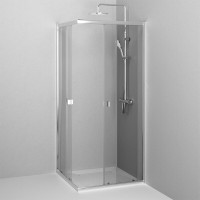 Душевой уголок Am.Pm Sense W76G-403-9090-MT, 90 x 90 см, стекло прозрачное, профиль хром матовый