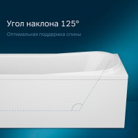 Акриловая ванна Am.Pm Like 170 x 70 см, цвет белый, W80A-170-070W-A