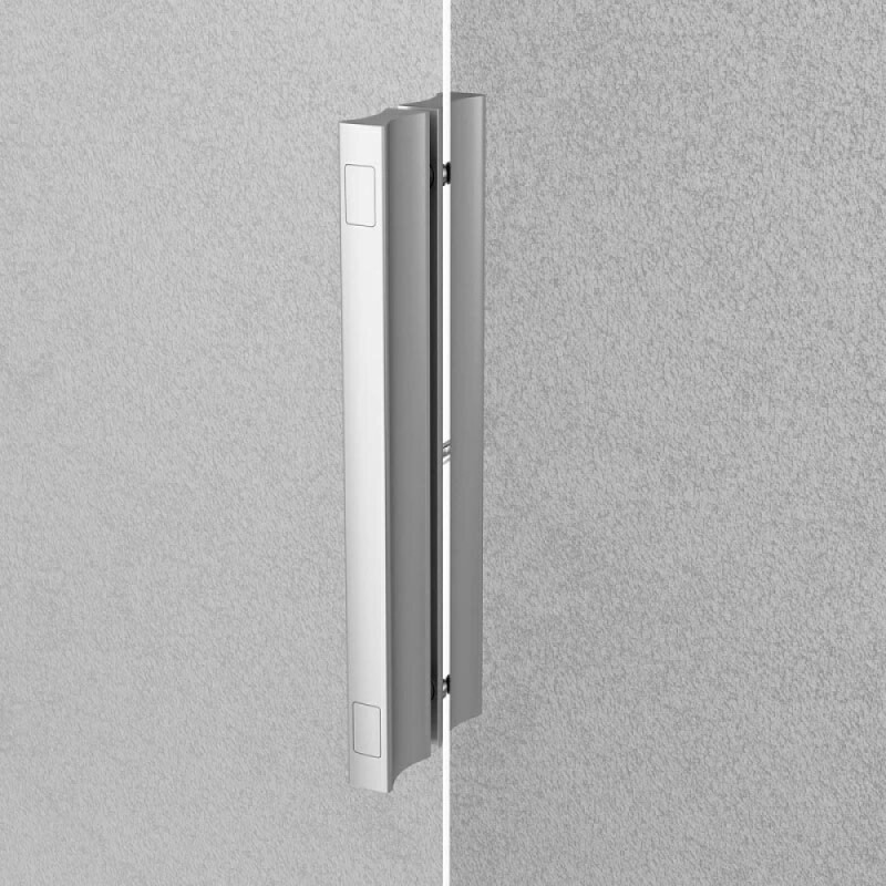 Шторка на ванну Am.Pm Like W80S-100PS-150MT, 100 х 150 см, распашная/раздвижная, профиль матовый хром, стекло прозрачное