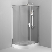 Душевой уголок Am.Pm Like Solo Slide W83UG-302U120MT, 200 x 80 см, профиль матовый хром, стекло матовое