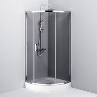 Душевой уголок Am.Pm Like W83UG-315-090CG, 90 x 90 см, стекло тонированное, профиль хром