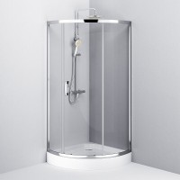 Душевой уголок Am.Pm Like W83UG-315-090MT, 90 x 90 см, стекло прозрачное, профиль хром