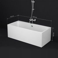 Ванна акриловая Am.Pm Func W84A-160-070W-A 160 х 70 см, белая