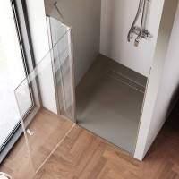 Душевая дверь в нишу Am.Pm Sunny W87G-100-1P-MT, 100 см, стекло прозрачное, профиль хром матовый