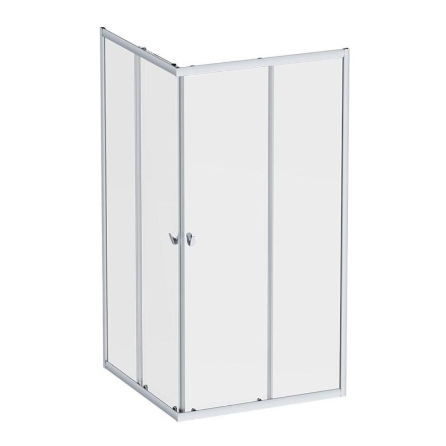 Душевой уголок Am.Pm Sunny W87G-403-100100-MT, 100 x 100 см, стекло прозрачное, профиль хром матовый
