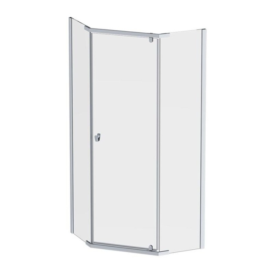 Душевой уголок Am.Pm Sunny W87G-405-9090-MT, 90 x 90 см, стекло прозрачное, профиль хром матовый