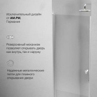 Душевая дверь в нишу Am.Pm Sunny W87G-80-1P-MT, 80 см, стекло прозрачное, профиль хром матовый