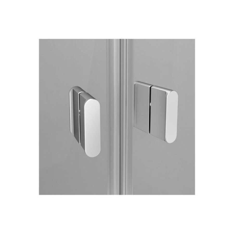 Душевой уголок Am.Pm X-Joy Twin Slide с поддоном, 80 x 80 см, стекло прозрачное, профиль хром матовый, W88E-205-080MT64