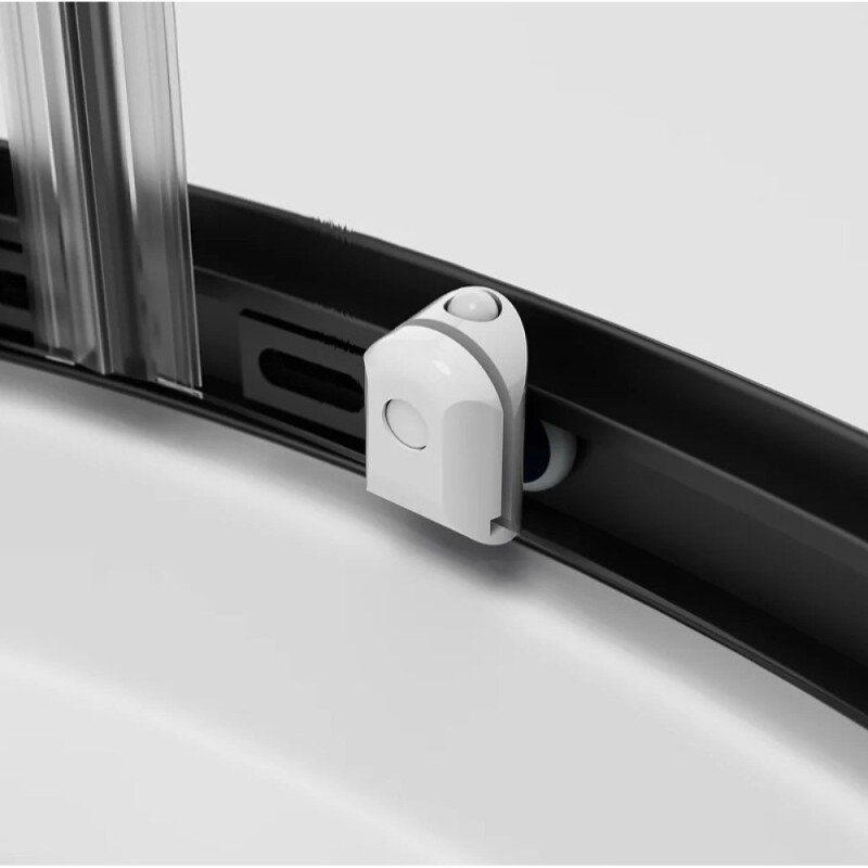Душевой уголок Am.Pm X-Joy Twin Slide, 90 x 90 x 195 см, профиль черный матовый, стекло прозрачное, без поддона, W88E-205-090BT64