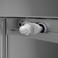 Душевой уголок Am.Pm X-Joy Twin Slide, 90 x 90 см, профиль хром матовый, стекло прозрачное, c поддоном, W88E-205-090MT64