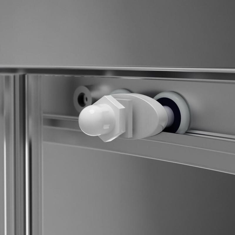 Душевой уголок Am.Pm X-Joy Twin Slide, 90 x 90 см, профиль хром матовый, стекло прозрачное, c поддоном, W88E-205-090MT64