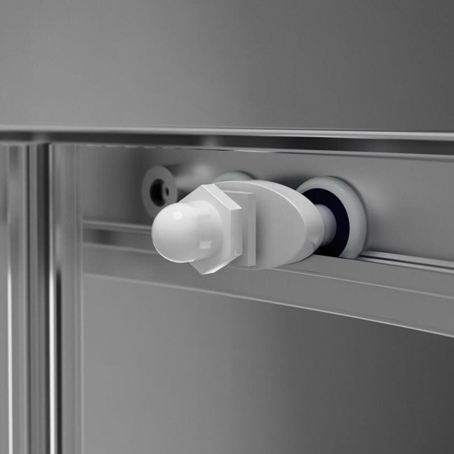 Душевой уголок Am.Pm X-Joy Twin Slide, 90 x 90 см, профиль хром матовый, стекло прозрачное, c поддоном, W88E-205-090MT64