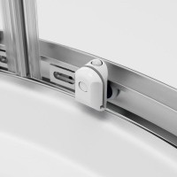 Душевой уголок Am.Pm X-Joy Twin Slide, 90 x 90 см, профиль хром матовый, стекло прозрачное, c поддоном, W88E-205-090MT64