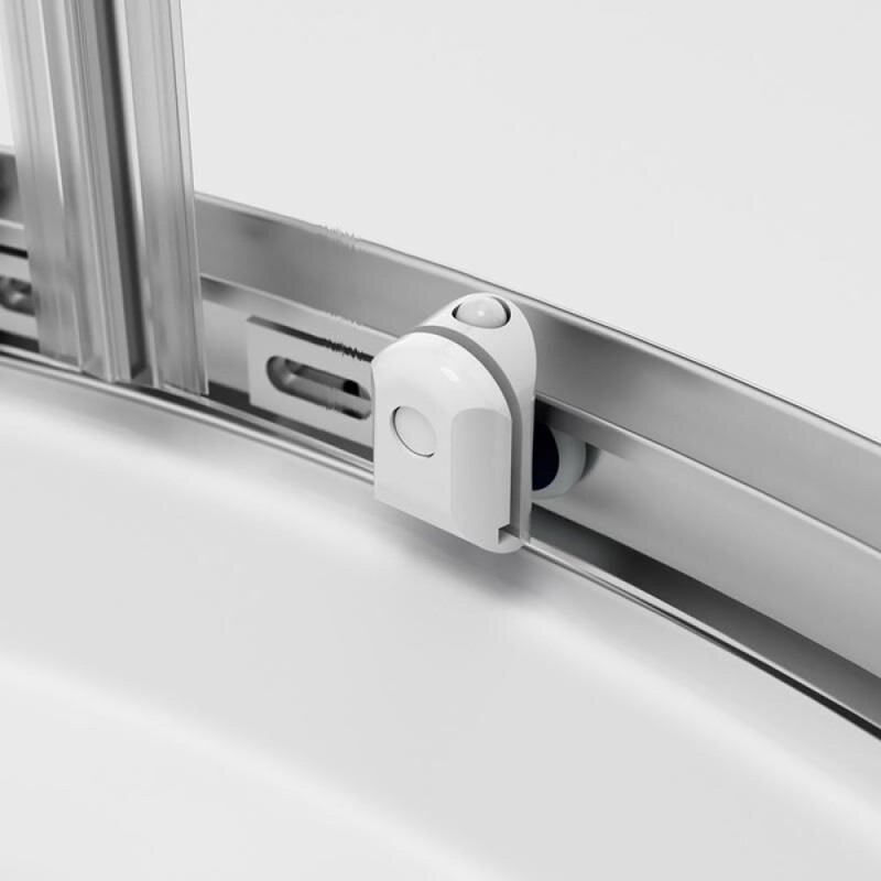 Душевой уголок Am.Pm X-Joy Twin Slide, 90 x 90 см, профиль хром матовый, стекло прозрачное, c поддоном, W88E-205-090MT64
