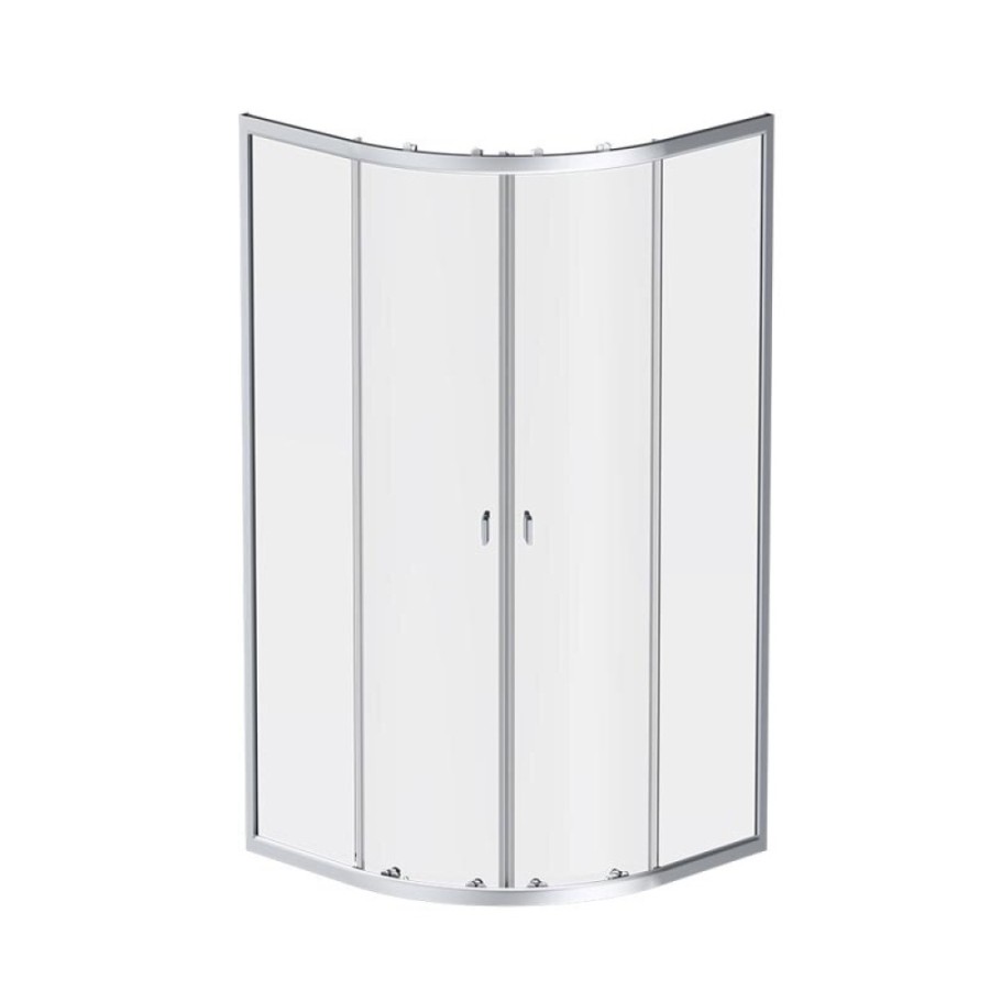 Душевой уголок Am.Pm X-Joy Twin Slide, 90 x 90 см, профиль хром матовый, стекло прозрачное, без поддона, W88G-205-090MT64