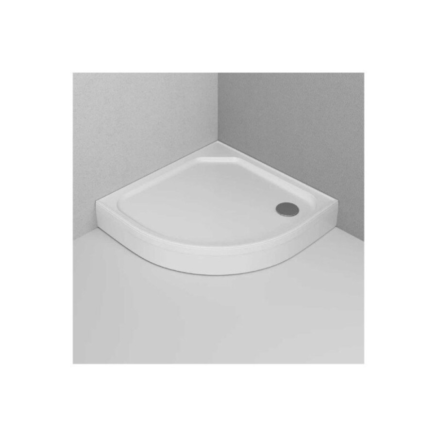Душевой поддон Am.Pm X-Joy W88T-205-080W64 Twin Slide 80 х 80 см, четверть круга, цвет белый