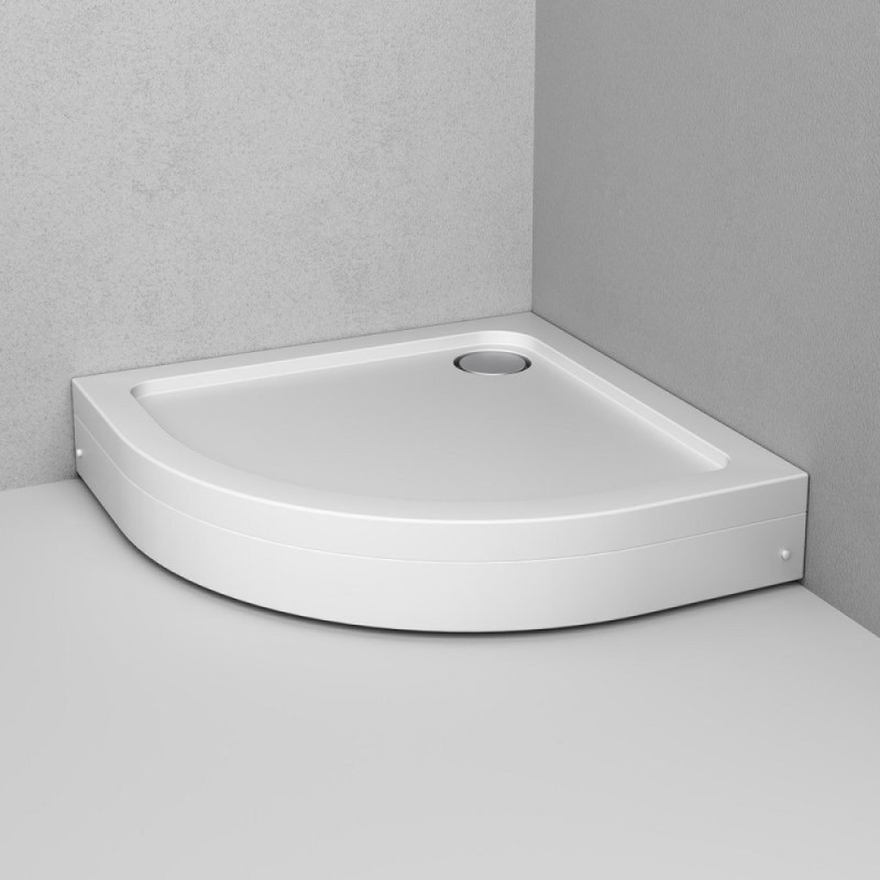 Душевой поддон Am.Pm X-Joy W88T-205-090W64 Twin Slide 90 х 90 см, четверть круга, цвет белый