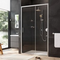 Душевая дверь в нишу Am.Pm Gem Solo 120 х 195 см, раздвижная, стекло прозрачное, профиль матовый хром, W90G-120-1-195MT