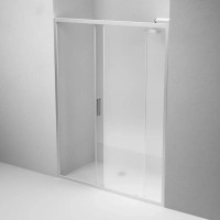 Душевая дверь в нишу Am.Pm Gem Solo 150 х 195 см, раздвижная, стекло прозрачное, профиль хром матовый, W90G-150-1-195MT