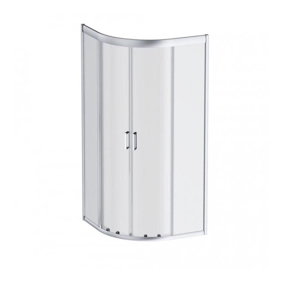 Душевой уголок Am.Pm Gem W90G-401-080WT, 80 х 80 см, профиль матовое серебро, стекло прозрачное