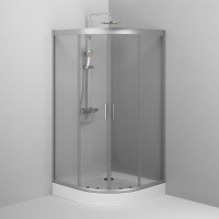Душевой уголок Am.Pm Gem W90G-401-100WT 100 х 100 см, стекло прозрачное