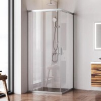 Душевой уголок Am.Pm Gem W90G-403-9090MT, 90 x 90 см, стекло прозрачное, профиль хром матовый